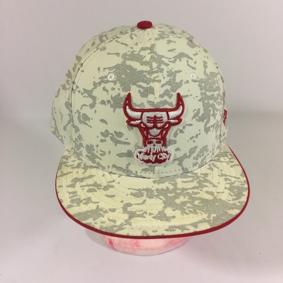 chicago bulls camo hat